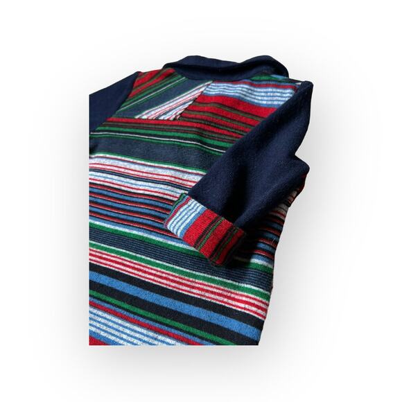 Fore! Axel And Hudson Sweater Knit Striped Romper - Picture 3 of 4